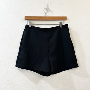 Babaton Women's Tailored High Rise Side Zip Minimalist Flat Front Shorts Size 10
